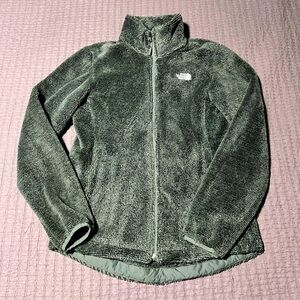 Green North Face fleece women’s